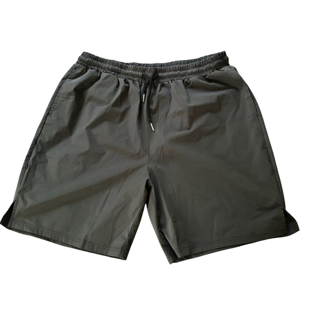 Coofandy Men's 7" Athletic Running Shorts XXL Workout Lightweight Quick Dry Grey